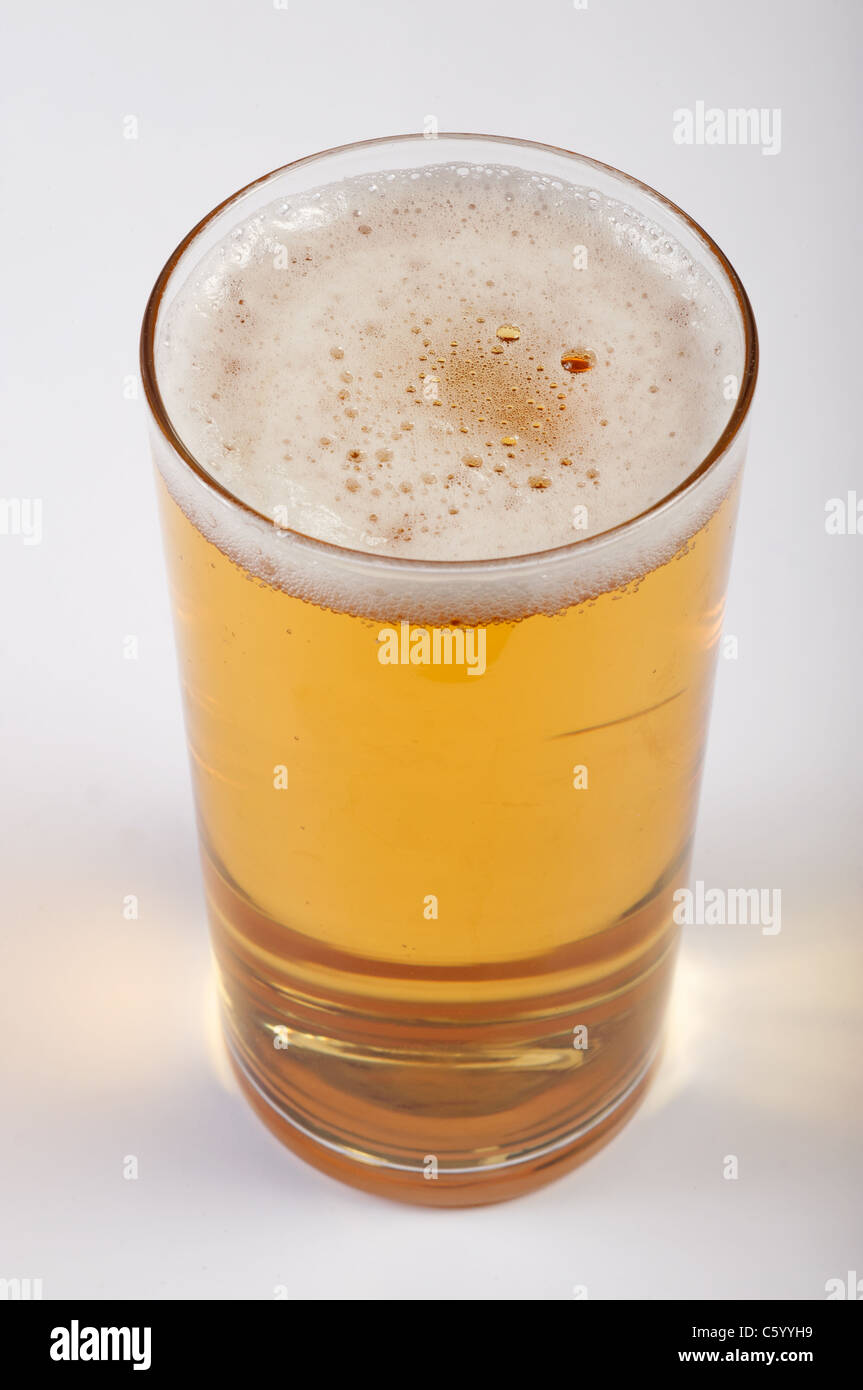 Glas Bier Stockfoto