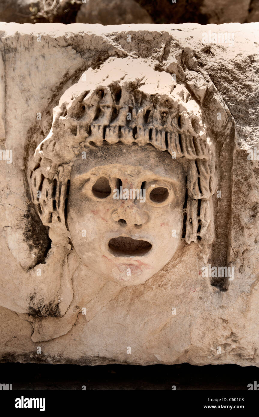 Römische Amphitheater Theater Lykien Lykische Stadt Myra Türkei (heute Kale Demre) Stockfoto