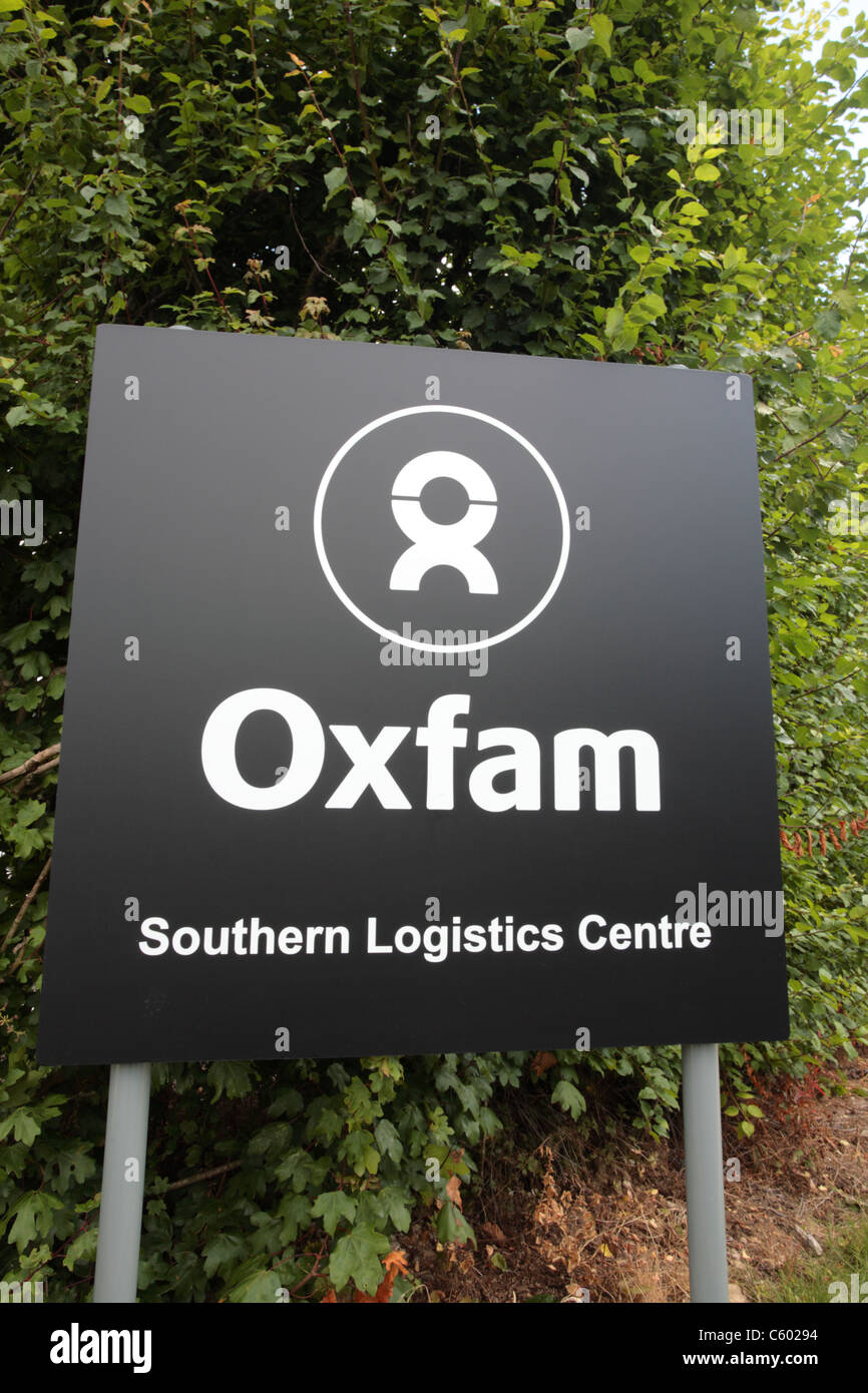 Oxfam südlichen Logistikzentrum, Milton Keynes Stockfoto