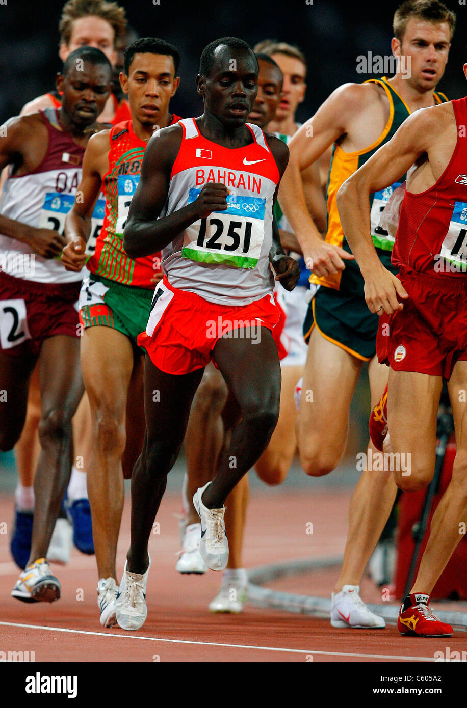 HASAN MAHBOOB BAHRAIN Olympiastadion Peking CHINA 17. August 2008 Stockfoto