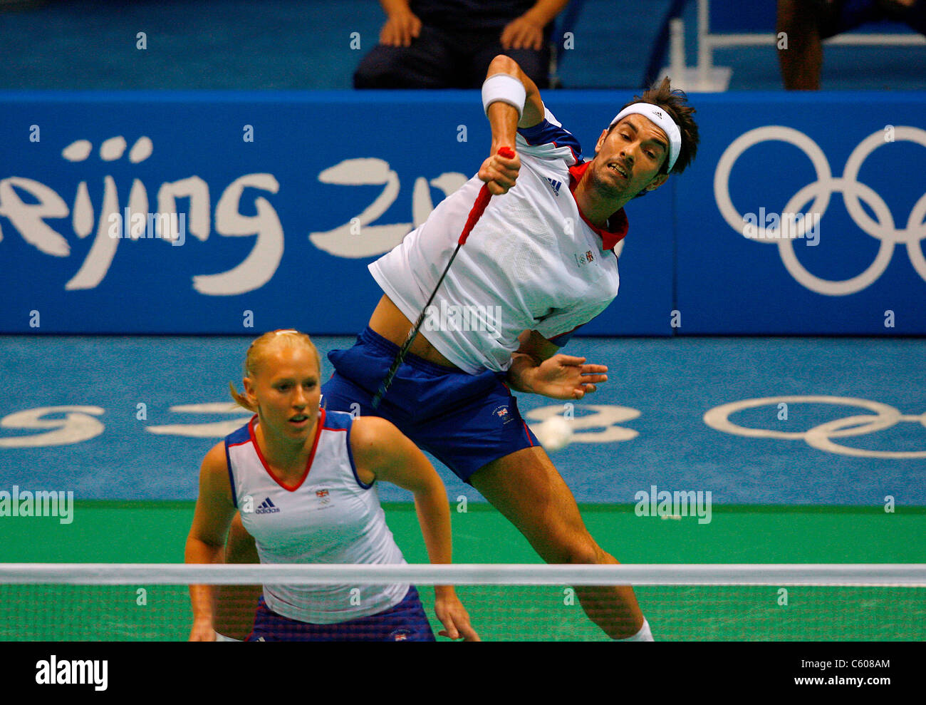 GAIL EMMS & NATHAN ROBERTSON Großbritannien Olympiastadion Peking CHINA 14. August 2008 Stockfoto