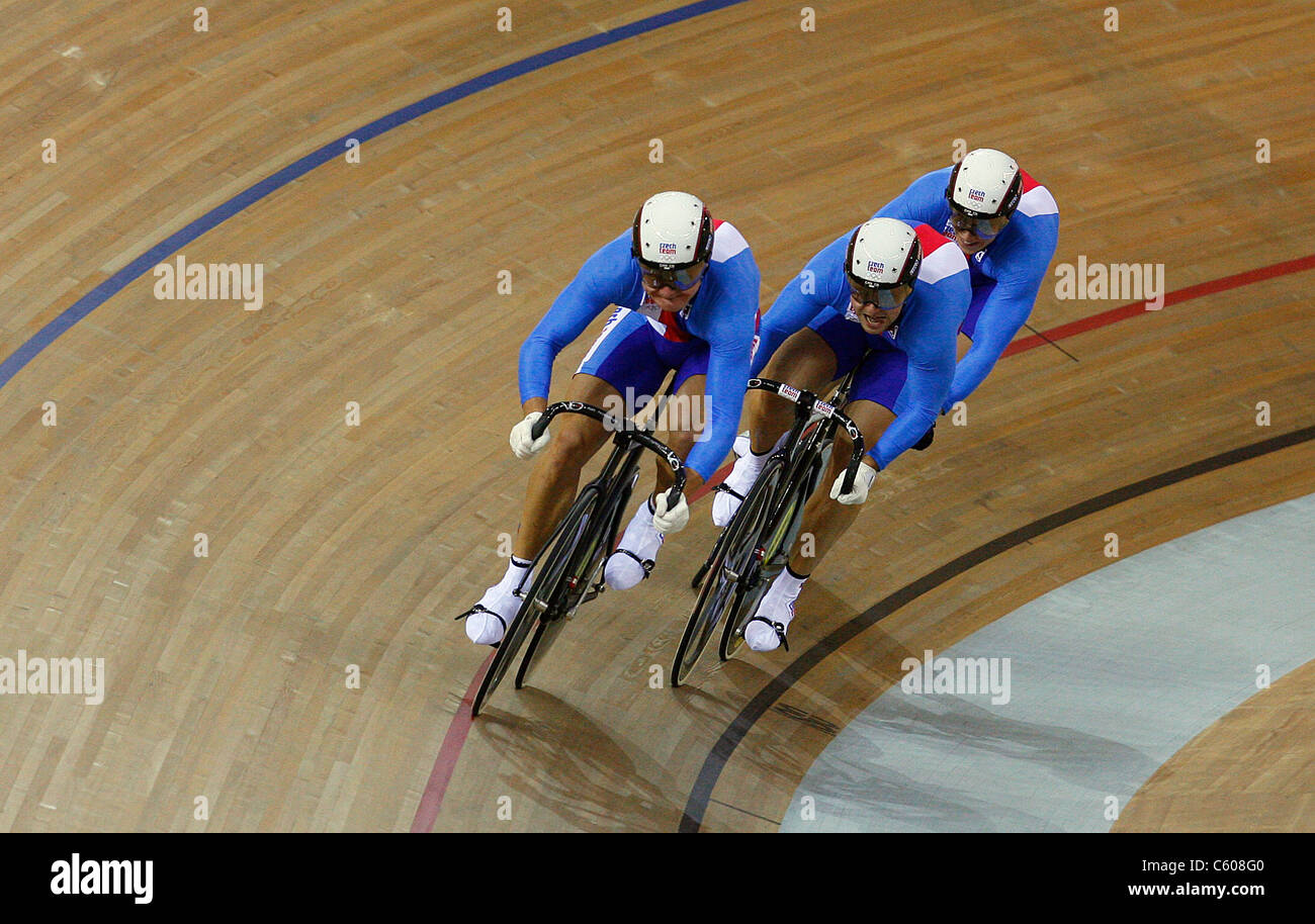 TOMAS BABEK ADAM PTACNIK & DE Tschechien Olympiastadion Peking CHINA 15. August 2008 Stockfoto