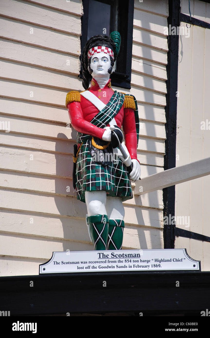 "The Scotsman" auf Broadstairs Rettungsstation, Broadstairs, Isle Of Thanet, Thanet Bezirk, Kent, England, Vereinigtes Königreich Stockfoto