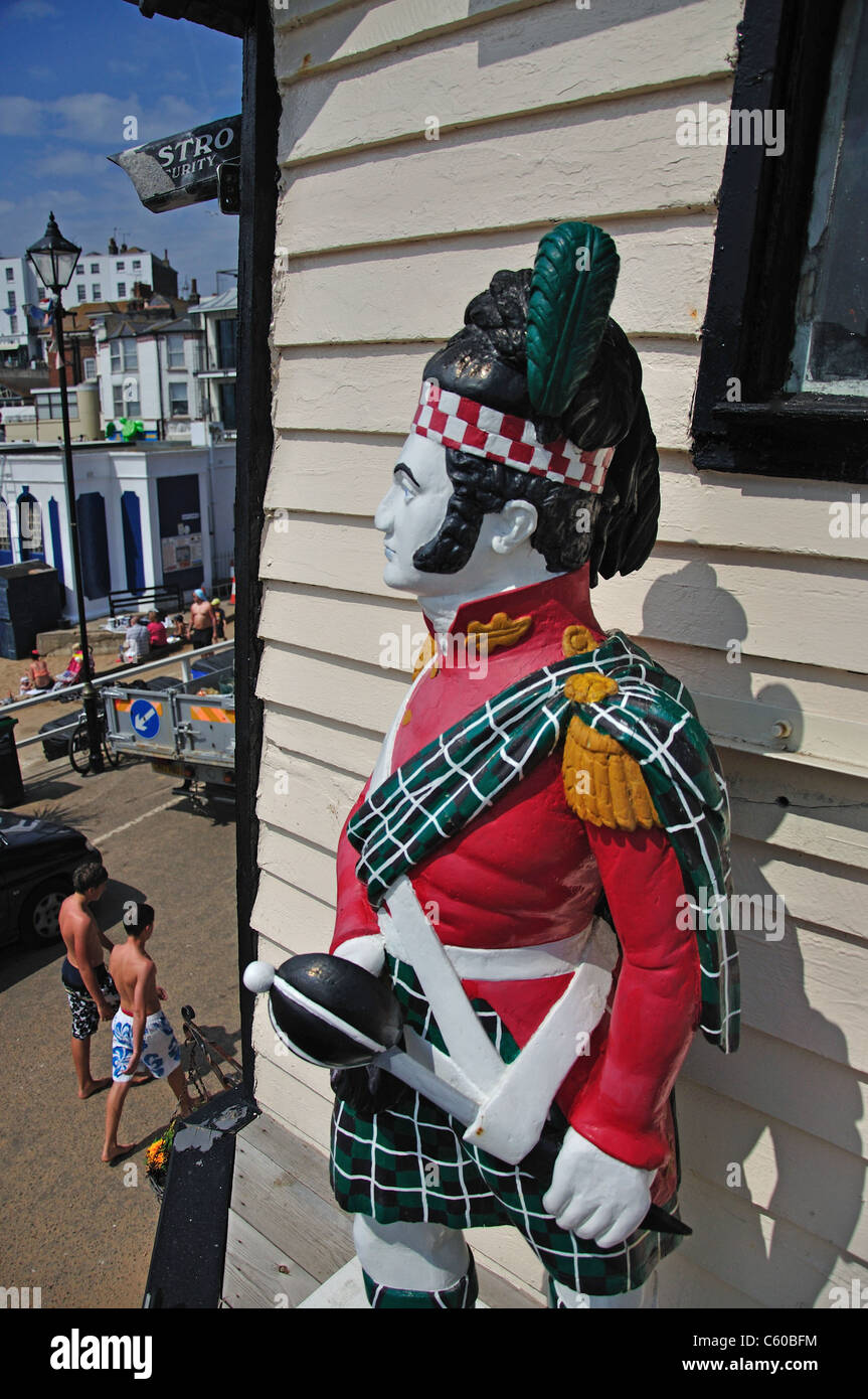 "The Scotsman" auf Broadstairs Rettungsstation, Broadstairs, Isle Of Thanet, Thanet Bezirk, Kent, England, Vereinigtes Königreich Stockfoto