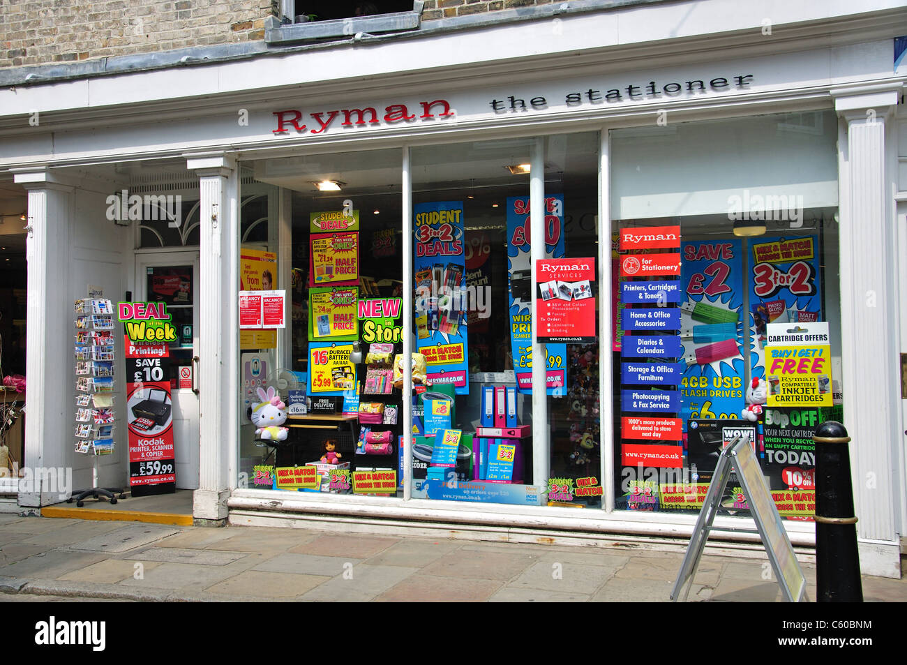 Ryman stationären Shop, Burgate, Canterbury, Stadt von Canterbury, Kent, England, Vereinigtes Königreich Stockfoto