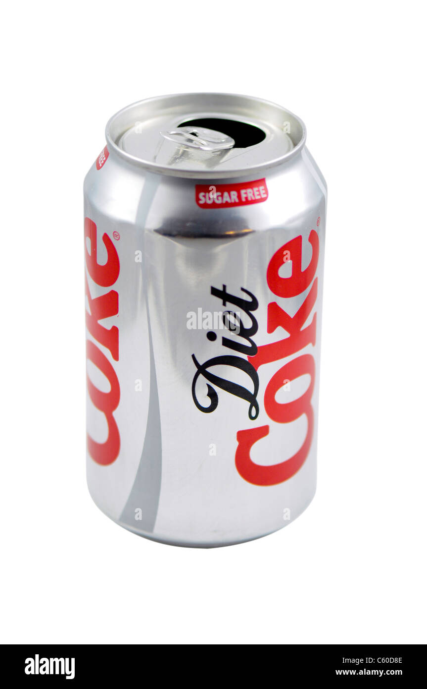 Diät Cola trinken kann Stockfoto