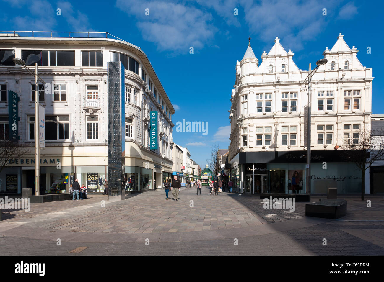 Middlesbrough Stadtmitte Stockfoto