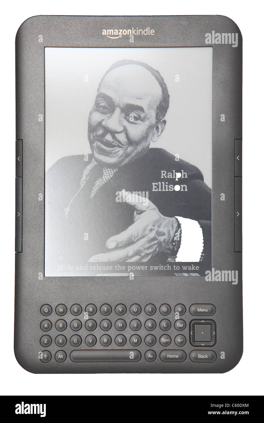 Amazon Kindle E-Book-Reader isoliert auf weißem Hintergrund Stockfoto