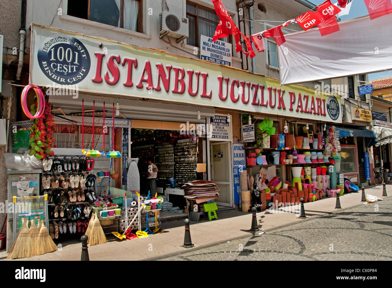 Ayavalik Altstadt Markt Basar Türkei türkische Stockfoto