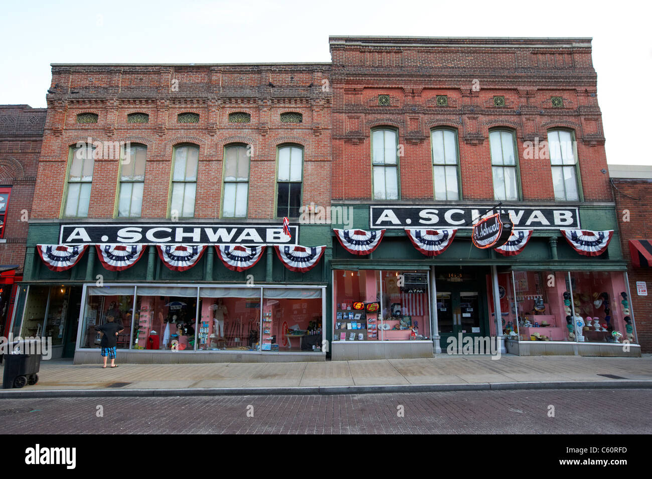 A. Schwab Trockengüter speichern auf Beale street Memphis Tennessee USA Amerika usa Stockfoto