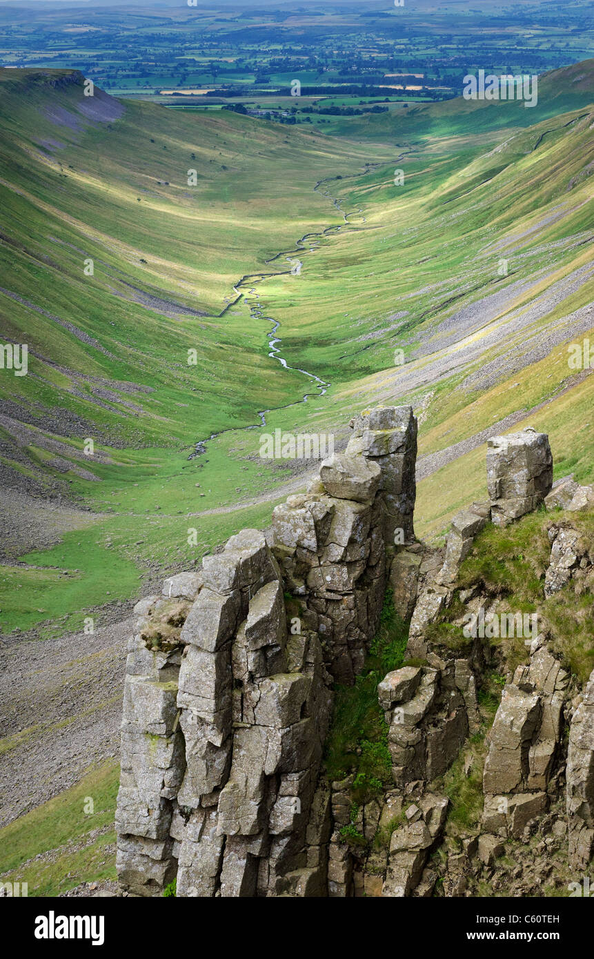 Blick nach Westen hinunter hohe Tasse Nick Stockfoto