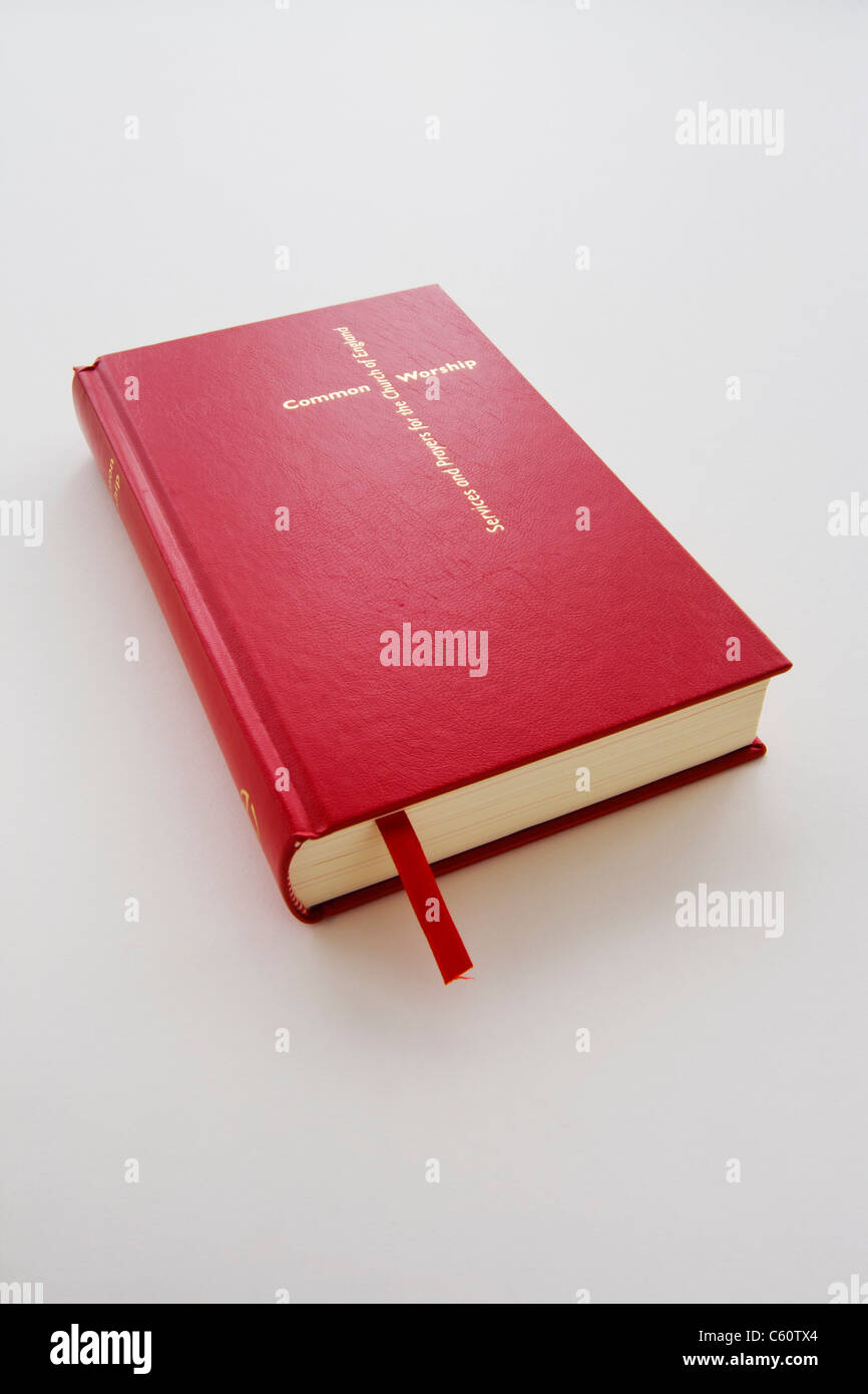 Das offizielle Buch der Kirche von England der gemeinsamen Anbetung - mit Dienstleistungen und Gebete für die Kirche von England. Stockfoto