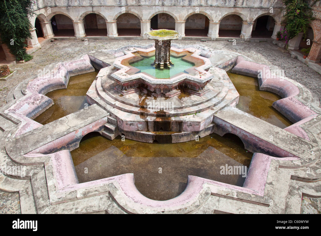 Ruinas La Merced, Antigua, Guatemala Stockfoto