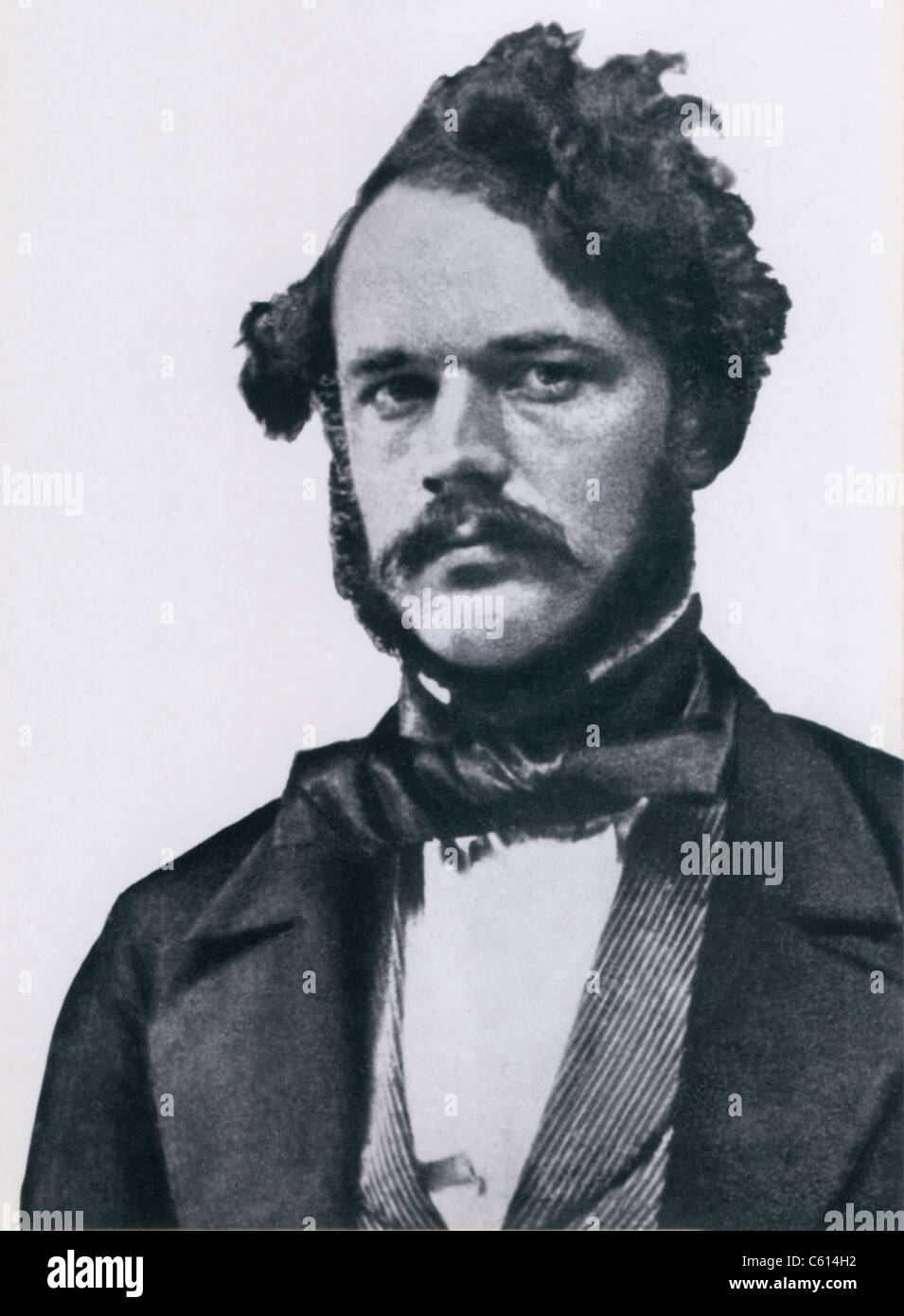 Werner von Siemens 1816-1892, deutscher Erfinder und elektrische Unternehmer, dessen Unternehmen ausgeführt großen Heldentaten der industriellen Technik einschließlich Transatlantik Kabel zu verlegen und den Aufbau der Indo-Europäischen, telegraph Line von London nach Kalkutta. Porträt (BSLOC 2010 18 165) Stockfoto