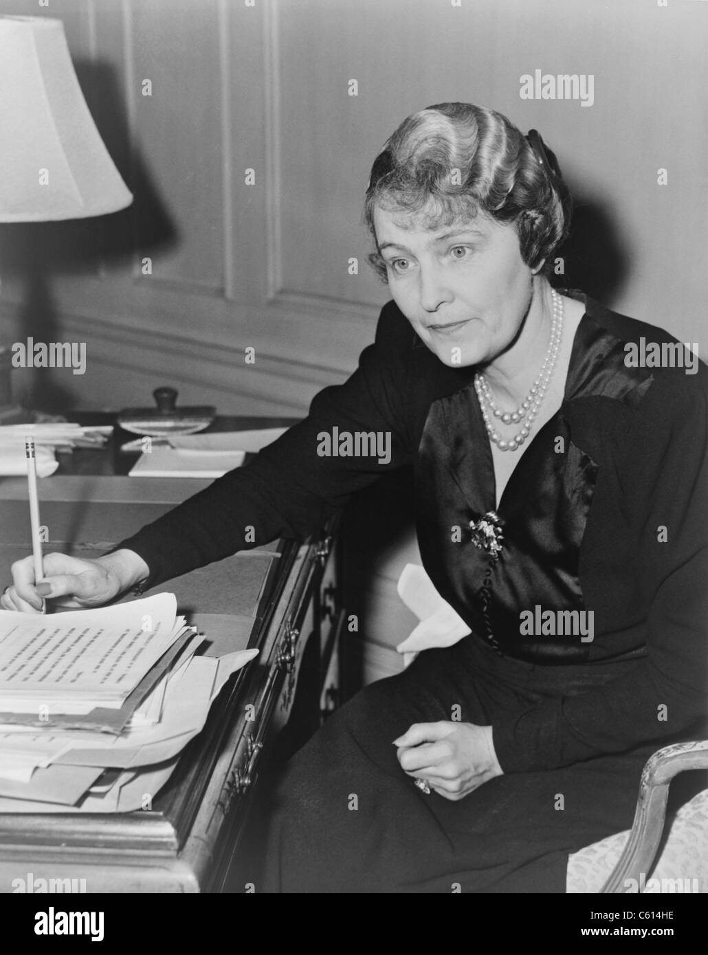 Marjorie Merriweather Post Hutton Davies Mai 1887-1973 amerikanischen Socialite und der Gründer von General Foods Inc. Unter den vier Ehemänner wurde Finanzier E. F. Hutton hatte mit ihm eine Tochter Nedenia Marjorie besser bekannt als Schauspielerin Dina Merrill. (BSLOC 2010 18 169) Stockfoto