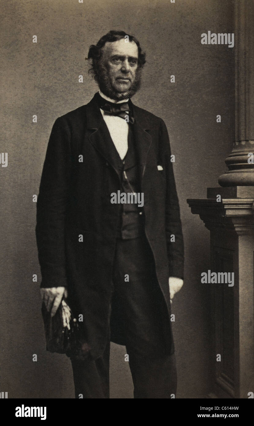 Samuel Francis Du Pont 1803-1865 Mitglied der Du Pont Familie von Delaware serviert im Mexikanisch-Amerikanischen Krieg und der Bürgerkrieg erreichte den Rang eines Konteradmirals. 1850 ca. (BSLOC 2010 18 173) Stockfoto