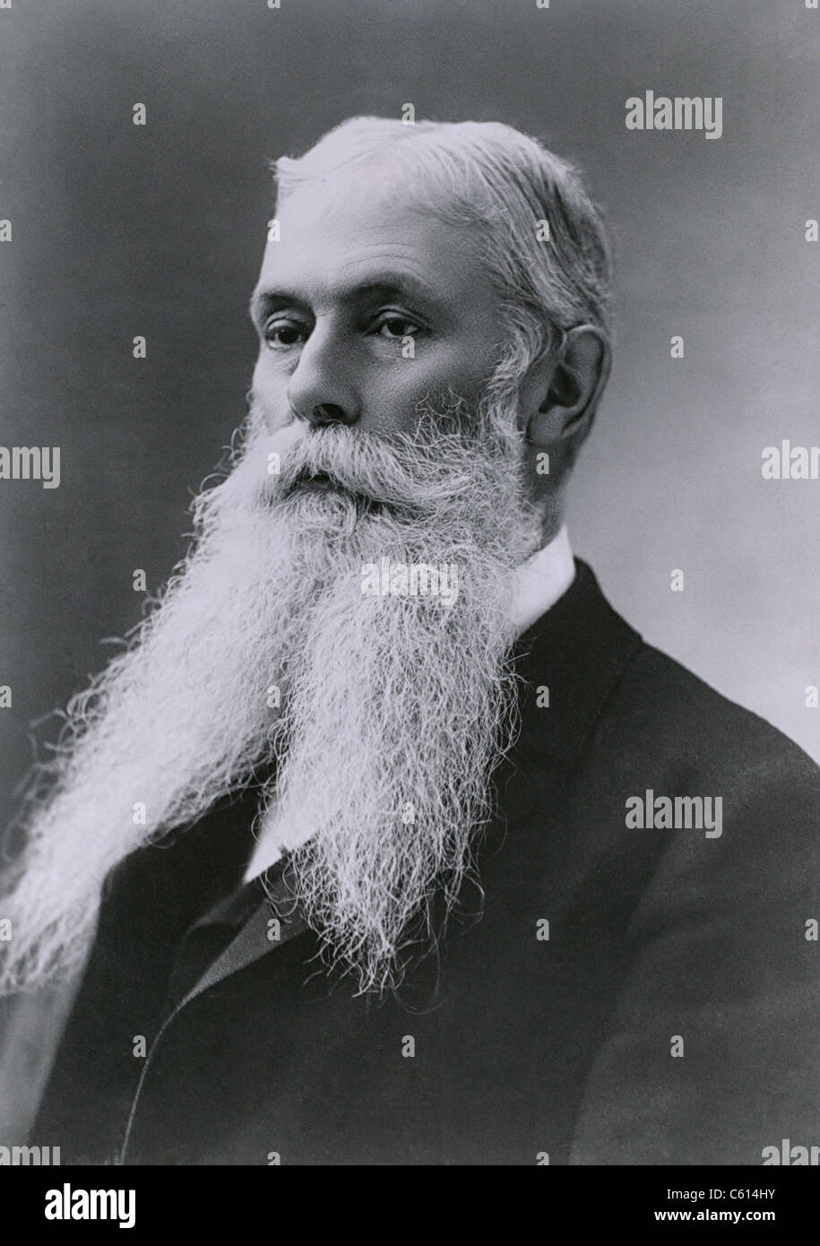 Sanford Dole 1844 1926 war ein Sohn des amerikanischen Missionare nach Hawaii. Nach seiner Ausbildung in Neu-England er kehrte zurück zu den Inseln und wirkte in vielen Stadien der Hawaiis Übergang von einem unabhängigen Königreich zu einem annektierten Gebiet der Vereinten Nationen (BSLOC 2010 18 174) Stockfoto