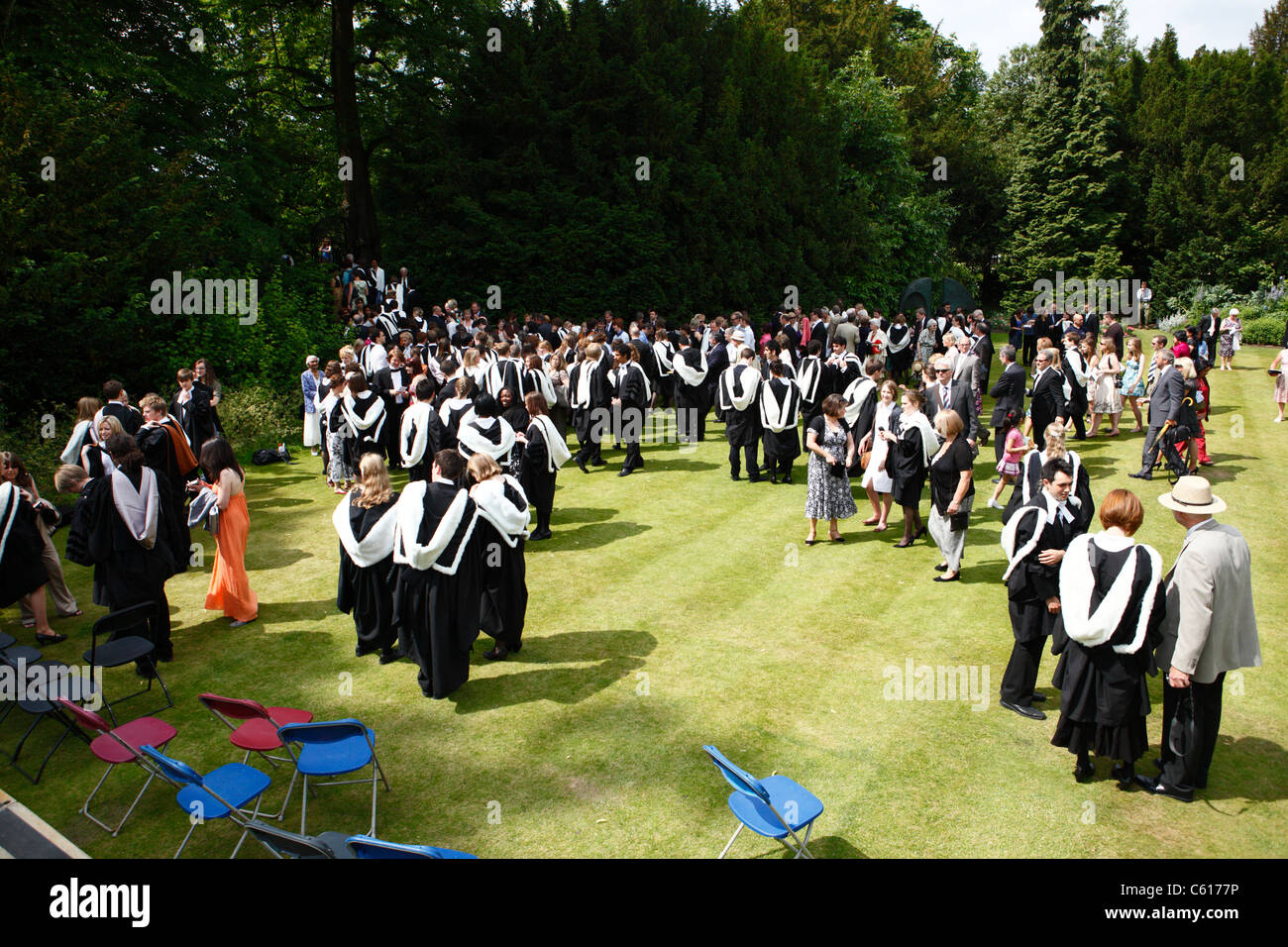 Graduating Students Cambridge University Graduation Stockfotos Und