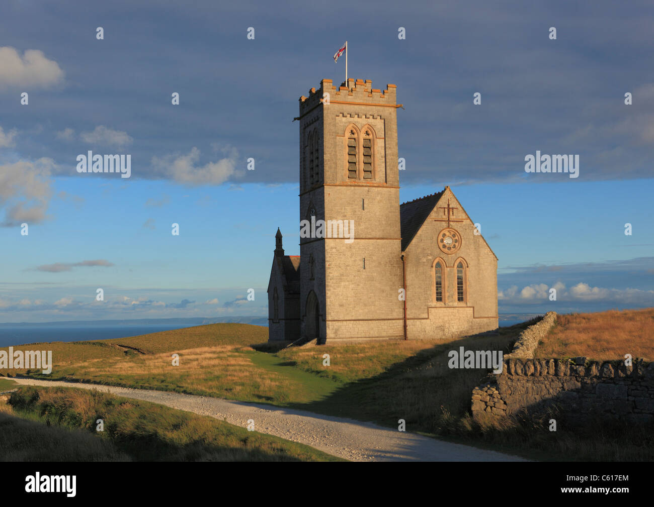 St. Helena Kirche Lundy Island Stockfoto