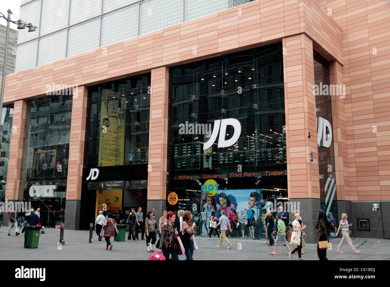 JD Sports speichern im Liverpool One Einkaufszentrum, 4 Paradise Street, Liverpool, Vereinigtes Königreich. Stockfoto