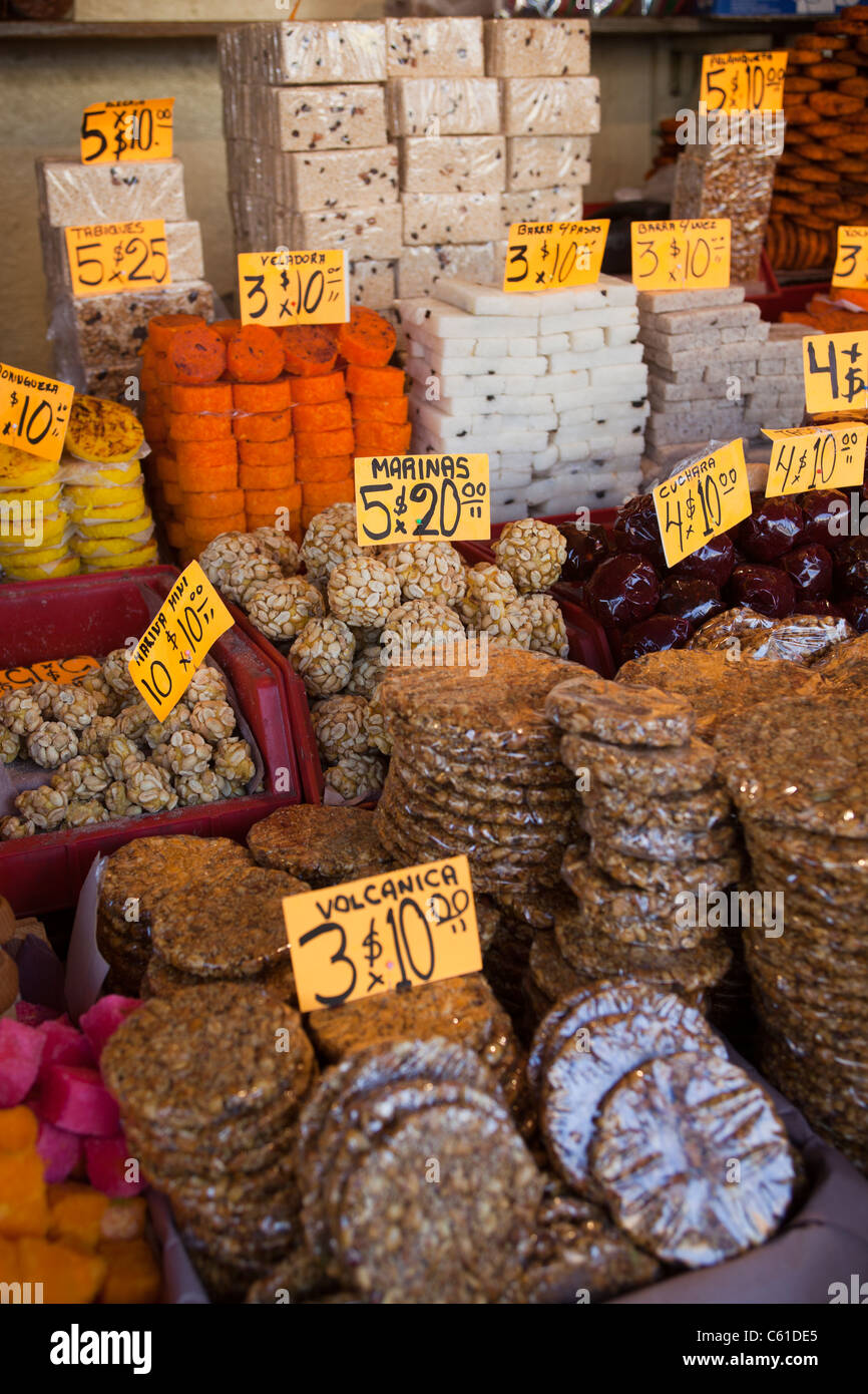 Mercado de Dulces De La Ciudad de Mexico Stockfoto