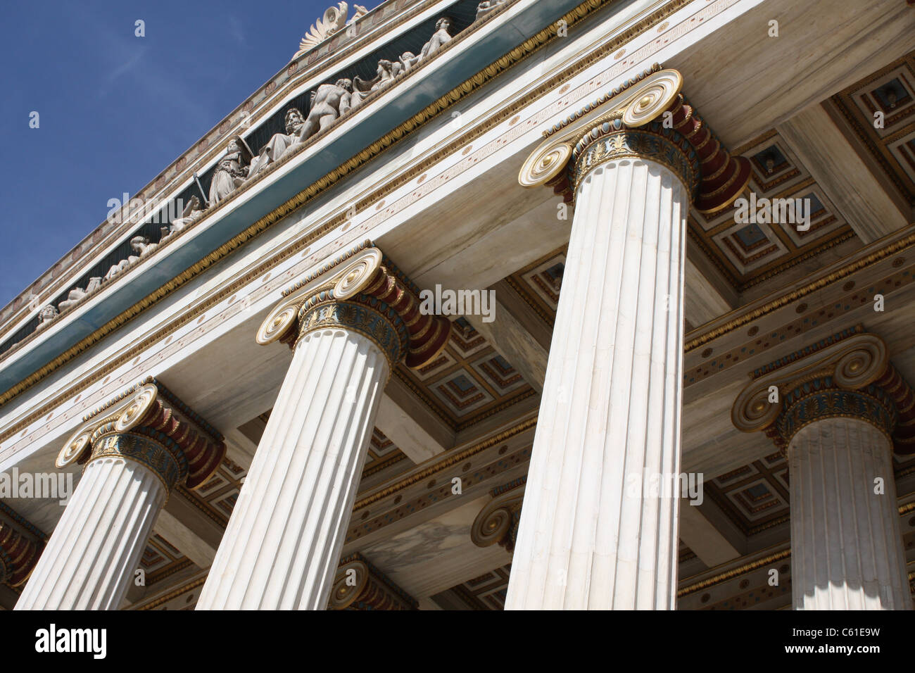 Akademie von Athen Stockfoto