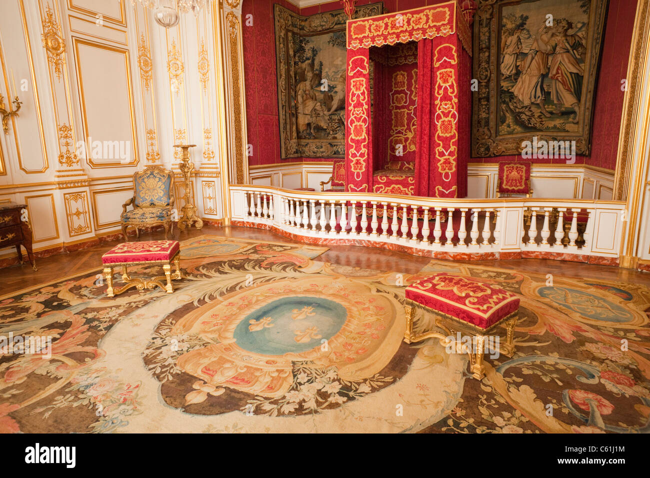 Bedroom of louis xiv Fotos und Bildmaterial in hoher Auflösung Alamy