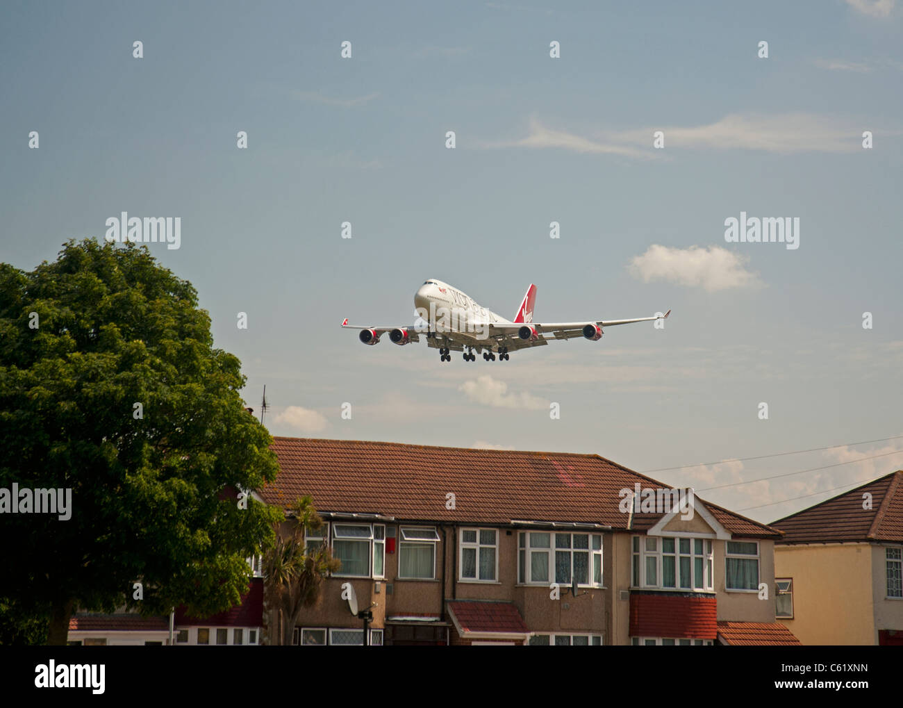 Virgin Atlantic Airlines Ltd., 747-41R Mustang Sally Airliner.  SCO 7560 Stockfoto