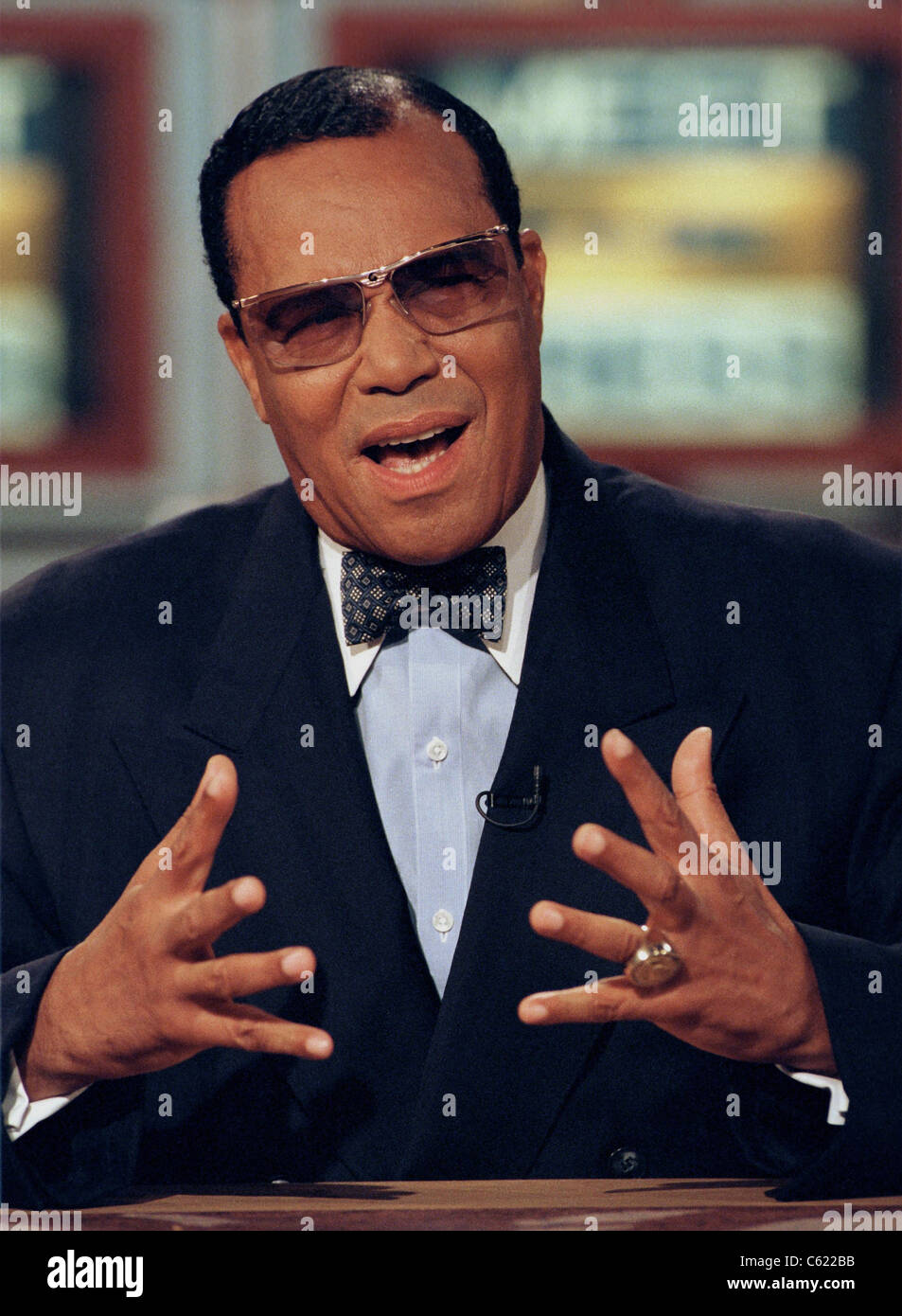 Führer der Nation des Islams, Minister Louis Farrakhan Stockfoto