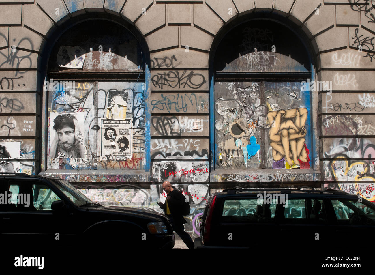 Germania Bank Gebäude, Residenz des Fotografen Jay Maisel Stockfoto