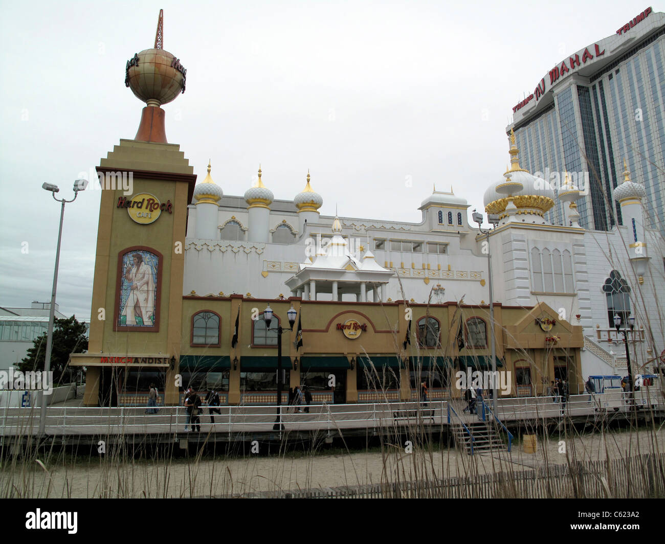 Atlantic City Boardwalk, New Jersey Stockfoto