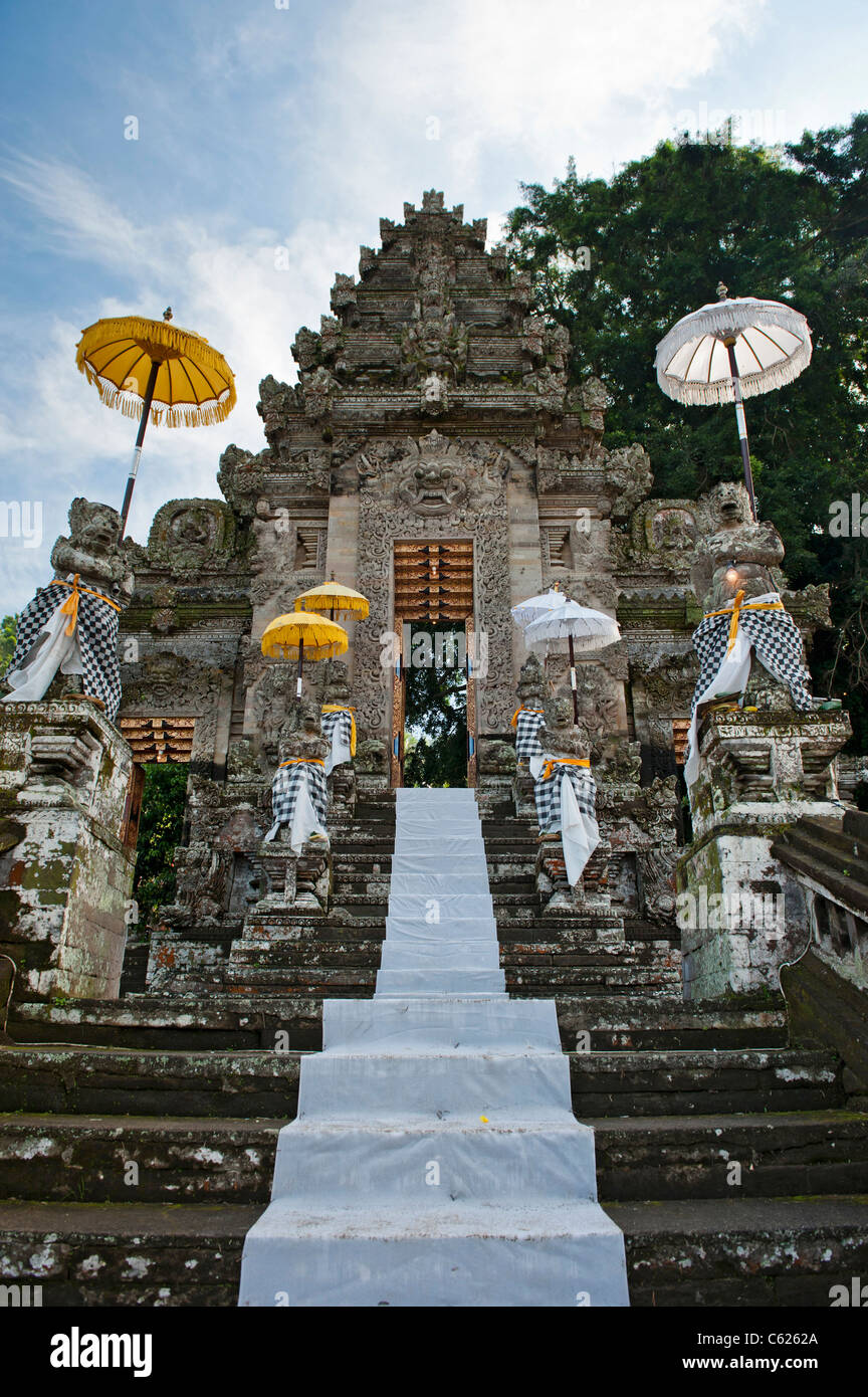 Haupteingang zum Kehen Tempel in Bali, Indonesien Stockfoto