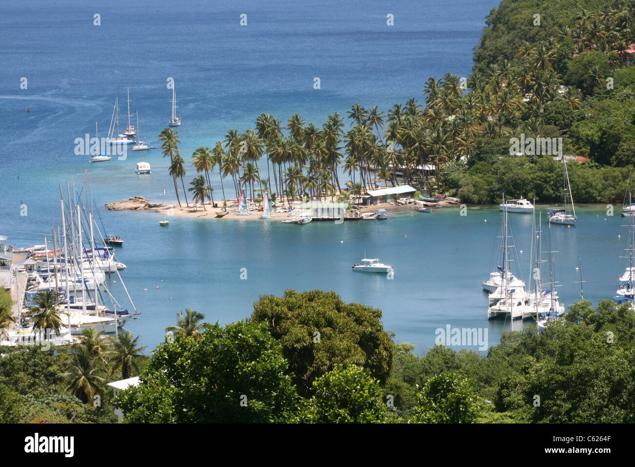St. Lucia, Karibik Stockfoto