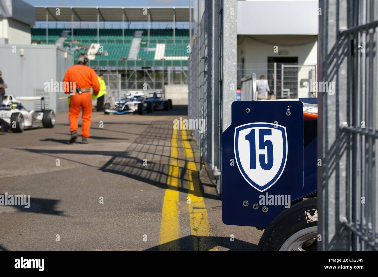 Französischer Rennfahrer der Formel Renault 1.6 L, gerade Maxime Raphoz, sein Rennen während der World Series by Renault Stockfoto