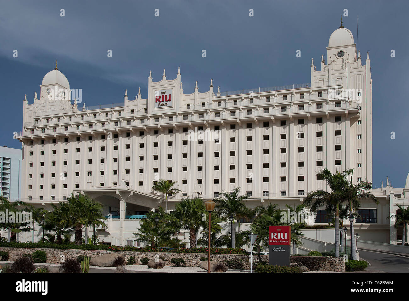 Riu Palace Hotel und Resort, Aruba, Palm/Eagle Beach, Niederländische Karibik Stockfoto