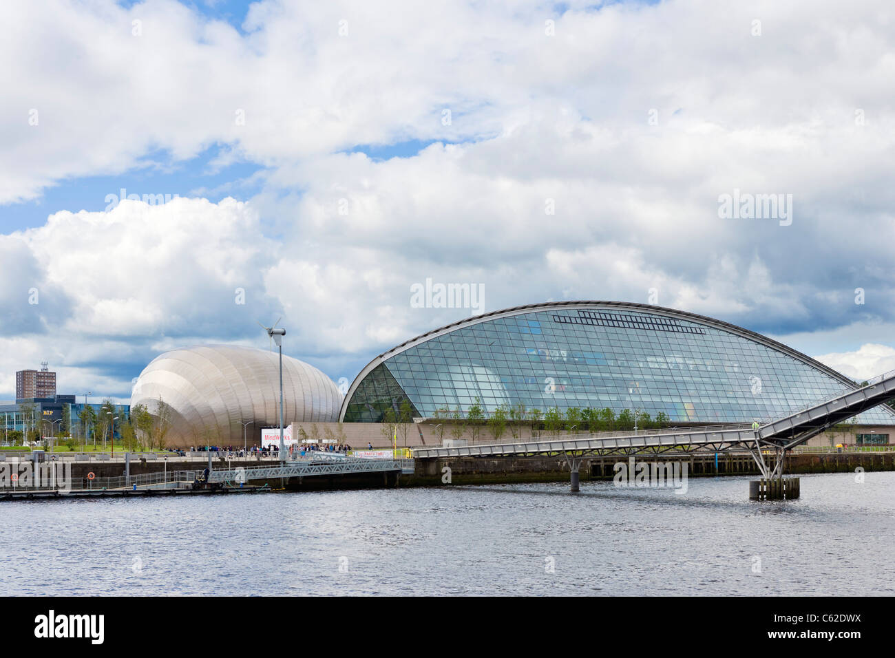 Glasgow Science Centre am Ufer des River Clyde, Glasgow, Schottland, Großbritannien Stockfoto