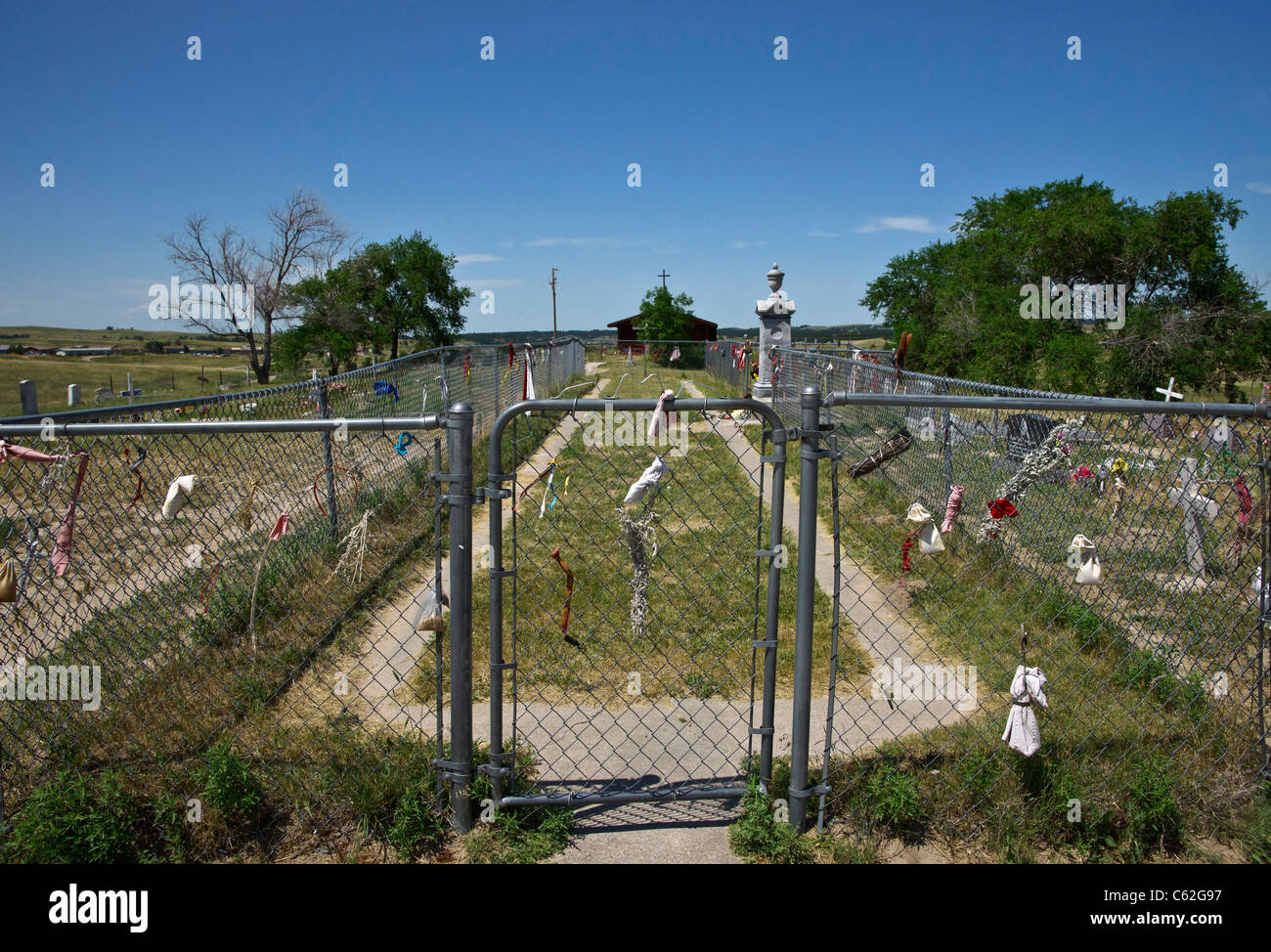 Pine ridge indian reservation south dakota Fotos und Bildmaterial in