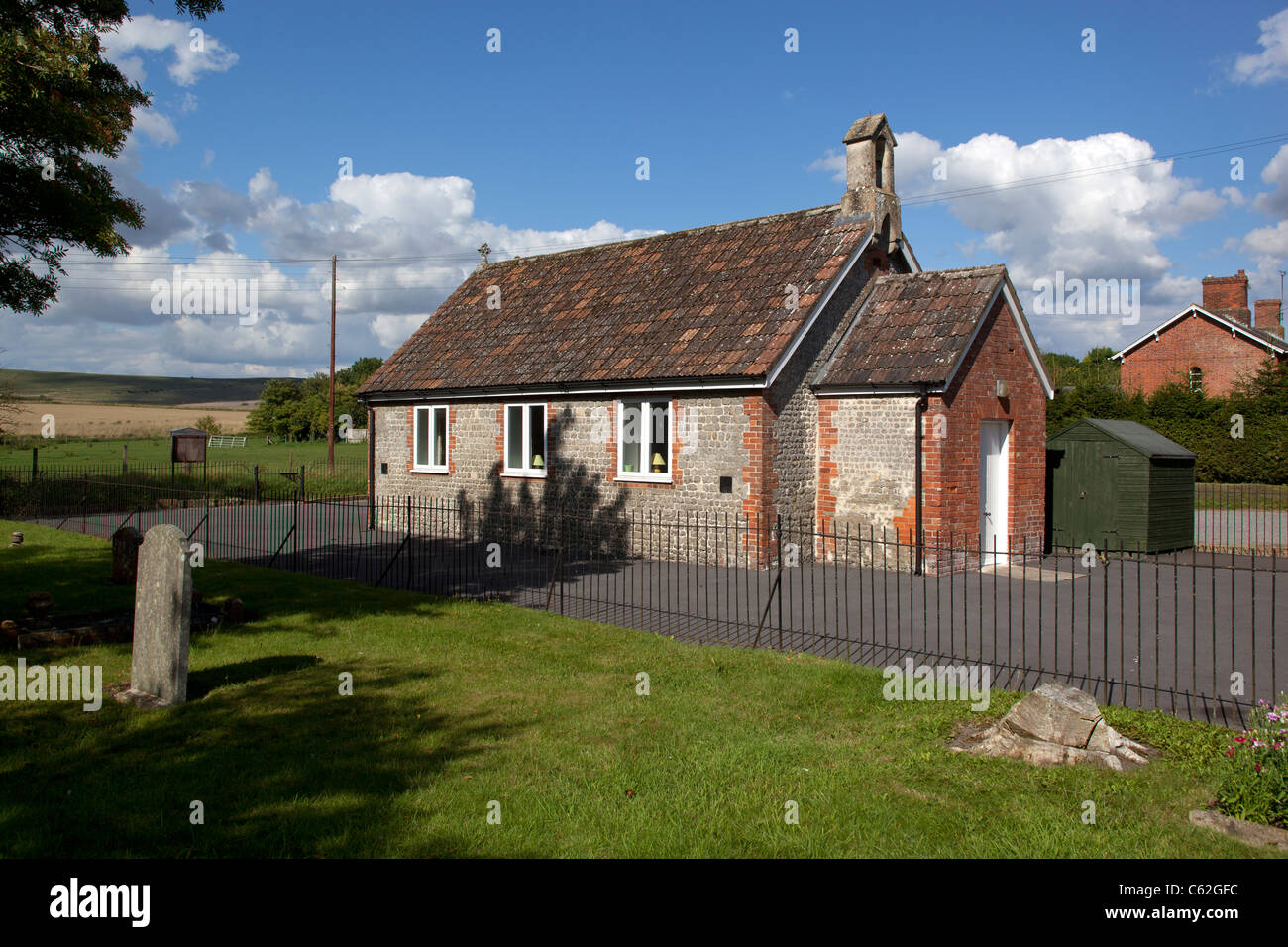 Kirchgemeindehaus in Stanton St Bernard Wiltshire Stockfoto