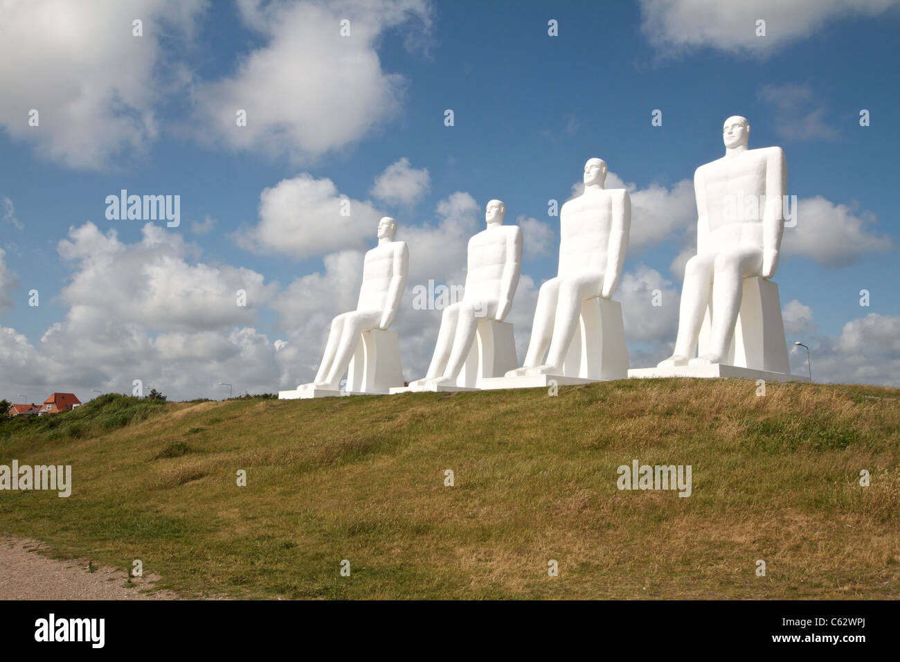 Ein Skulpturen außerhalb Esbjerg Museum, Dänemark Stockfoto