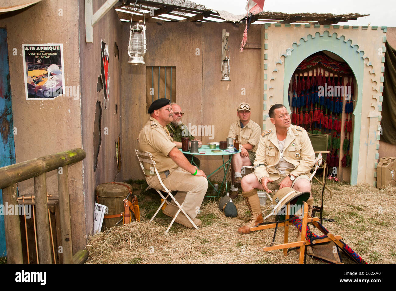 Krieg und Frieden zeigen 2011 Kent, Großbritannien Stockfoto