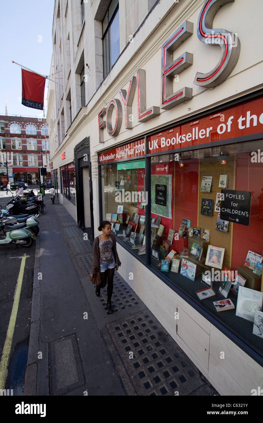 Foyles Buchladen London Stockfoto