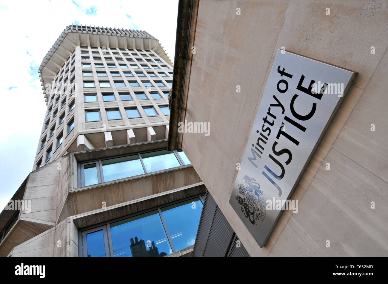 Justizministerium Gebäude, London, England, UK Stockfoto