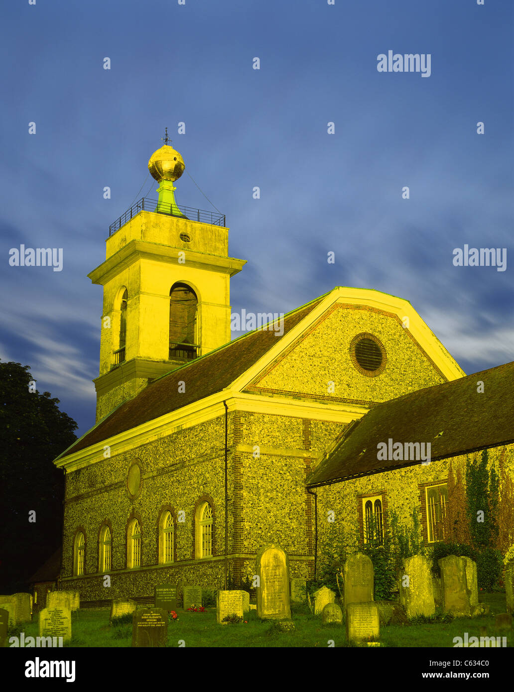 UK, Böcke, West Wycombe, St.-Lorenz-Kirche Stockfoto