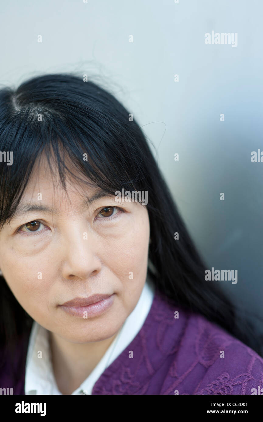 eine chinesische Frau mittleren Alters Stockfoto