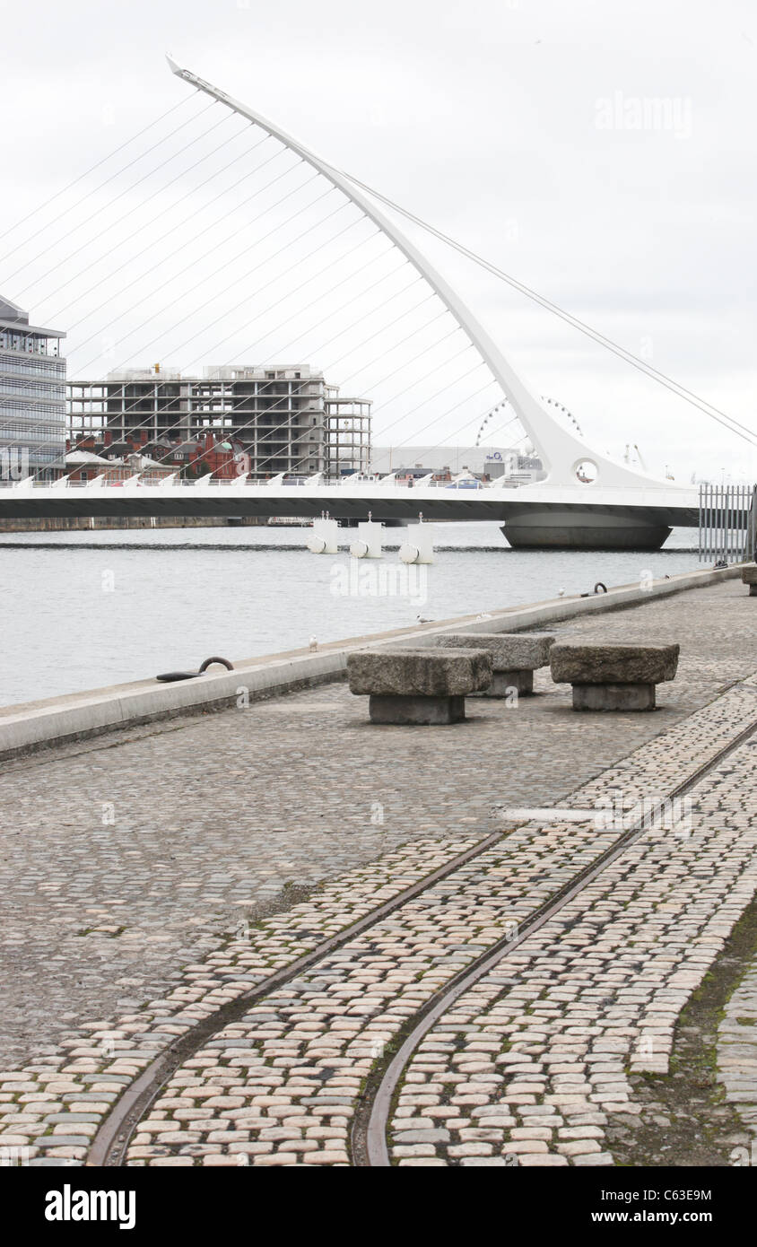 Samuel Beckett Bridge Dublin Irland Stockfoto