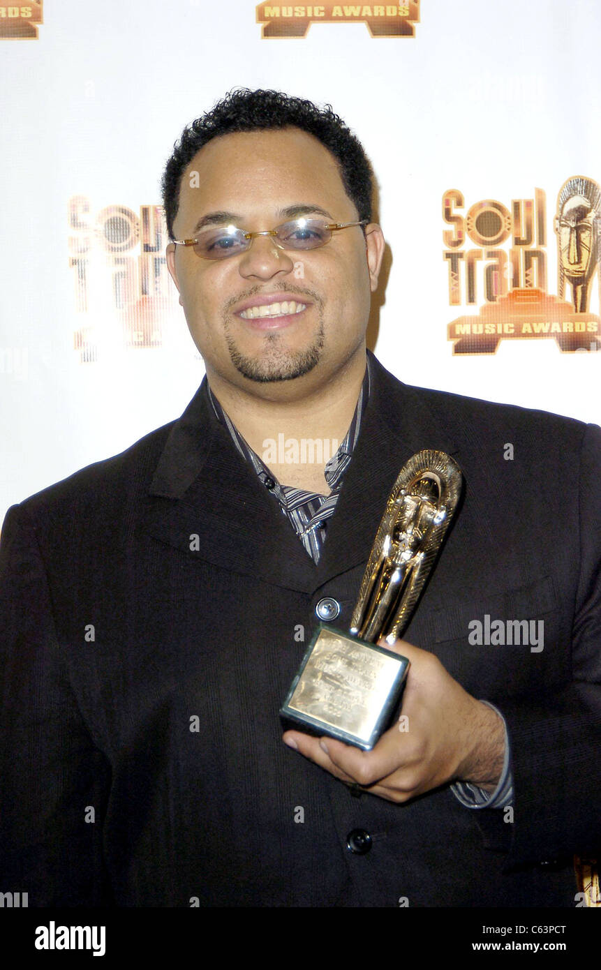 Israel in der Presse Raum für das Jahr 2005 Soul Train Music Awards, Paramount Studios, Los Angeles, CA, Montag, 28. Februar 2005. Foto Stockfoto