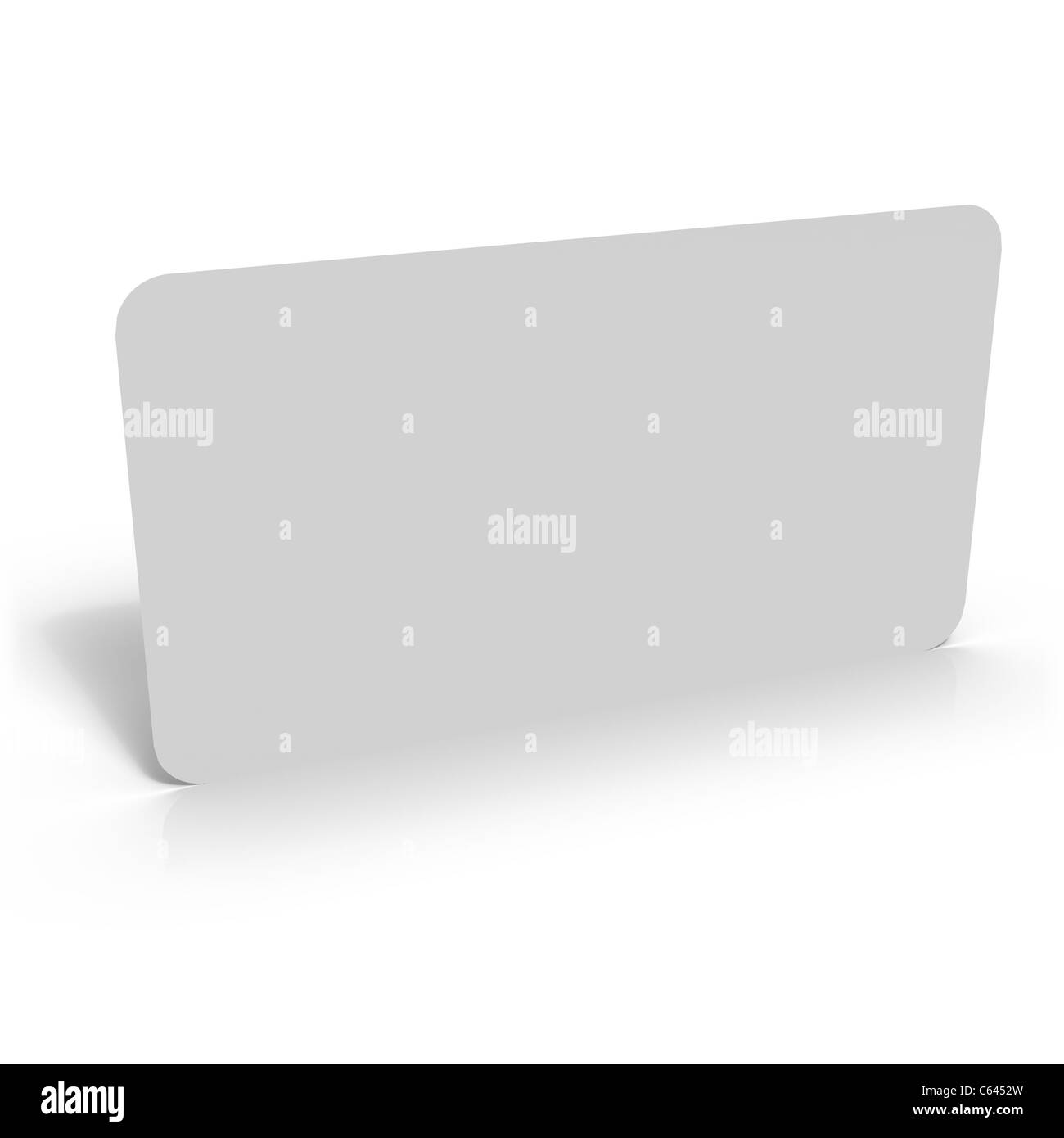 Spiel 3D Visitenkarte Stockfoto