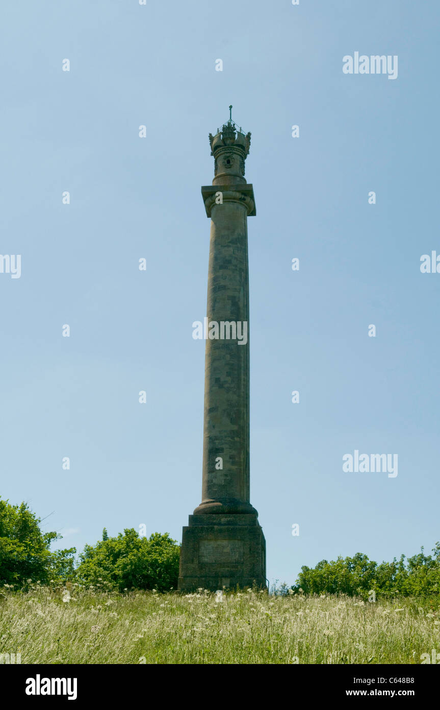 Admiral Hood Denkmal Butleigh Somerset England Stockfoto
