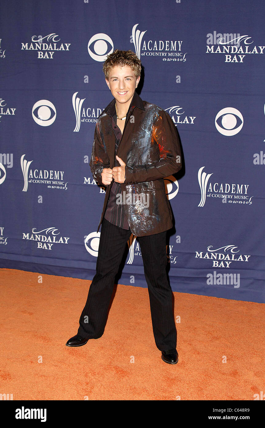 Billy Gilman im Ankunftsbereich für Academy of Country Music Awards, Mandalay Bay Resort & Casino, Las Vegas, NV, 17. Mai 2005. Foto von: Michael Germana/Everett Collection Stockfoto