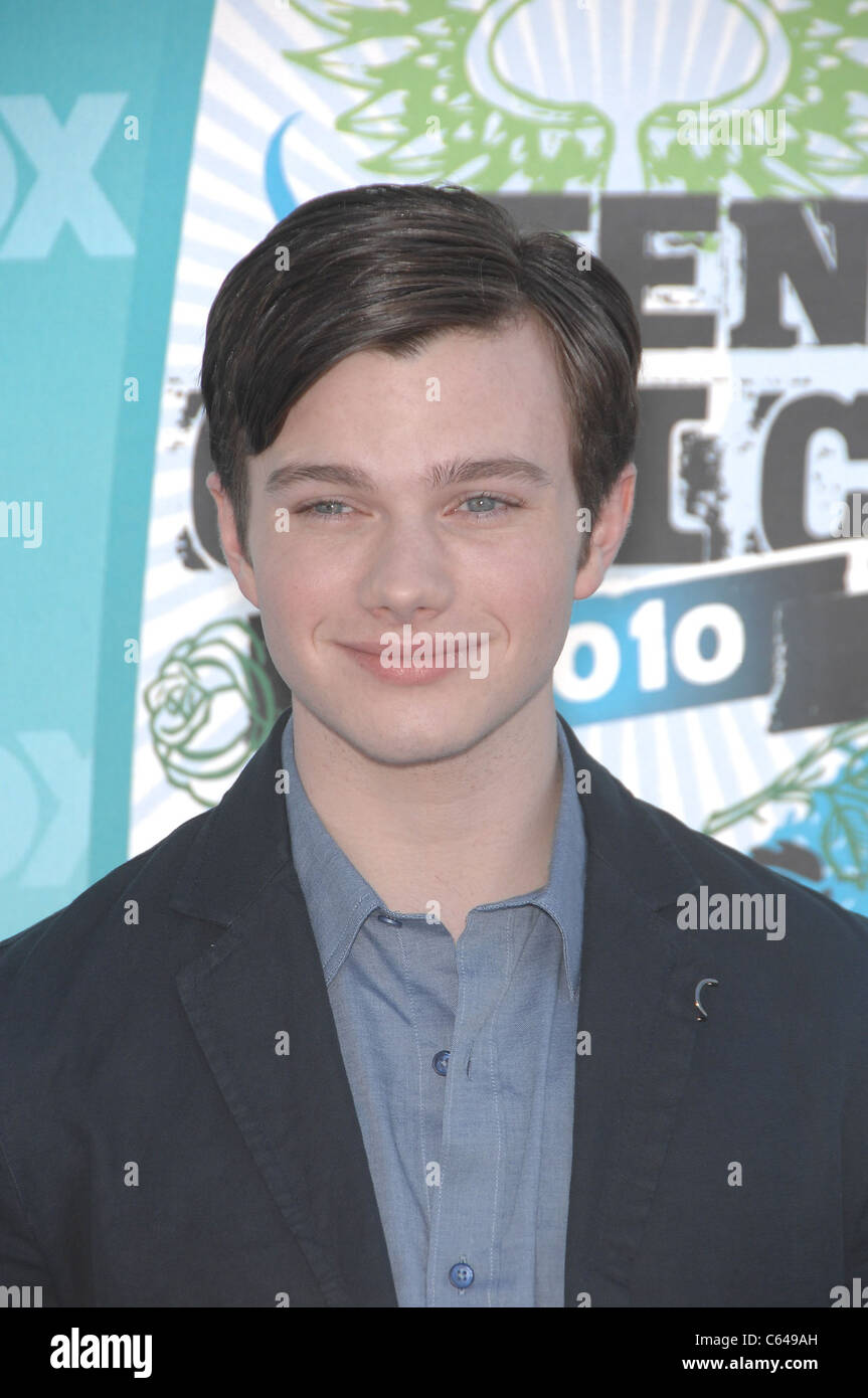 Chris Colfer im Ankunftsbereich für Teen Choice Awards 2010 - Ankünfte, Gibson Amphitheater, Los Angeles, CA 8. August 2010. Foto von: Stockfoto